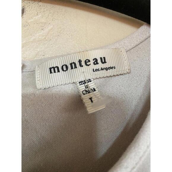 Monteau Los Angeles Faux Suede Dress With Pockets Sz.L - Picture 3 of 4